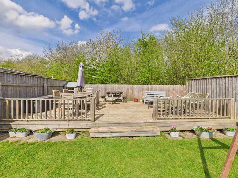 Rear decked terrace