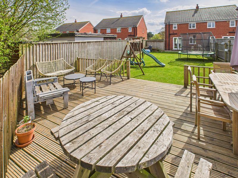 Decked terrace