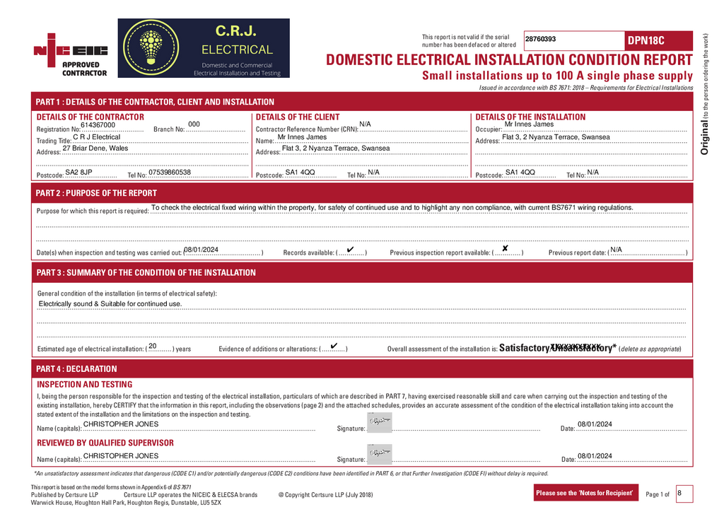 EPC Certificate