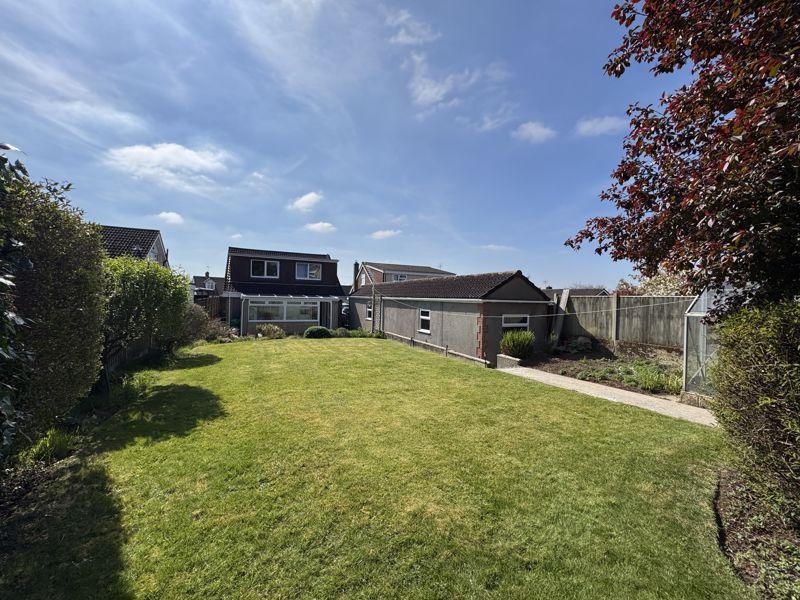 Rear of house