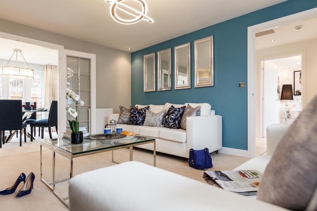Large, open plan lounge