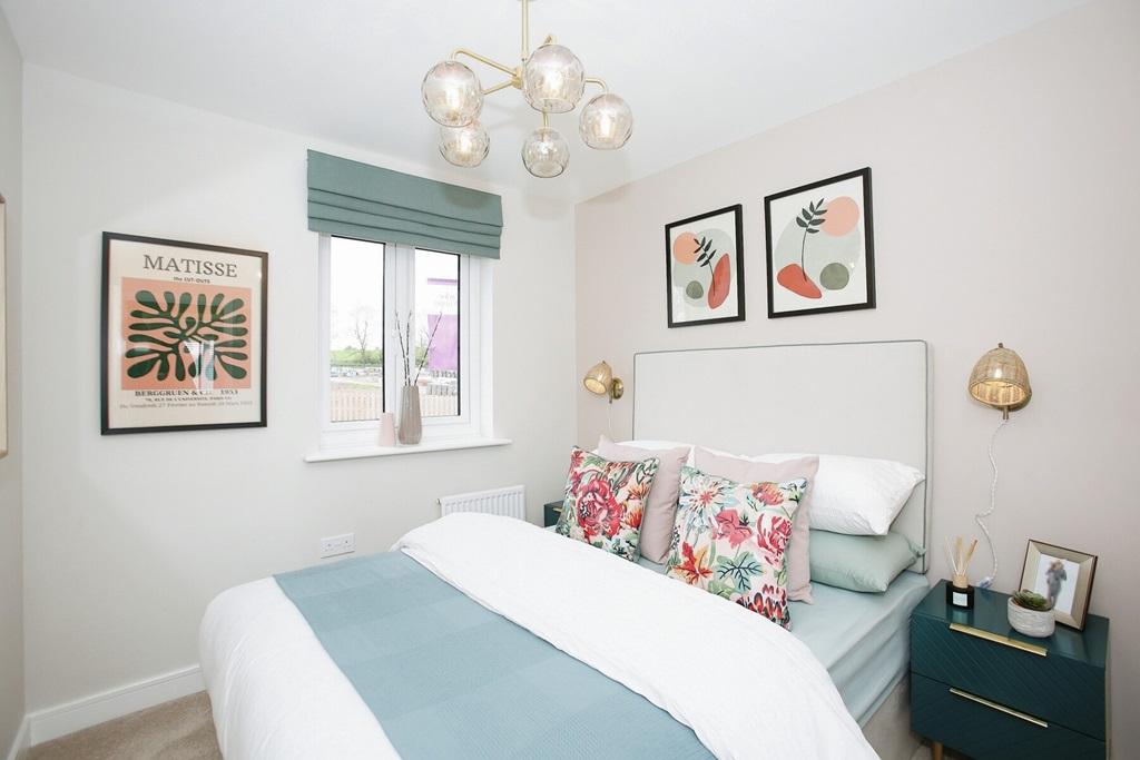 There's even room for a double bed in the third...