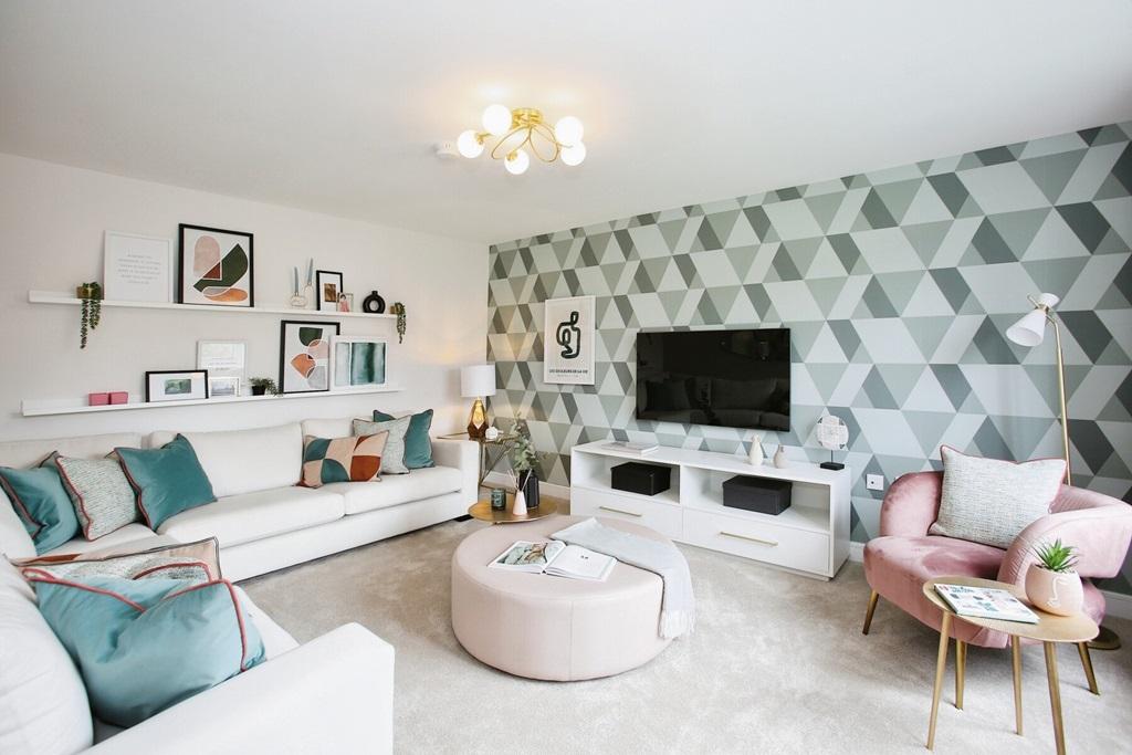 A bright and spacious living room