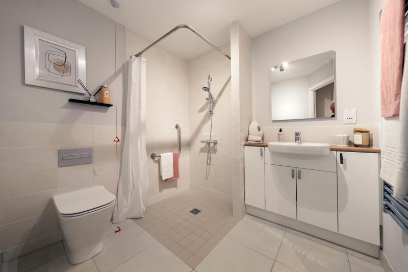 Typical shower room