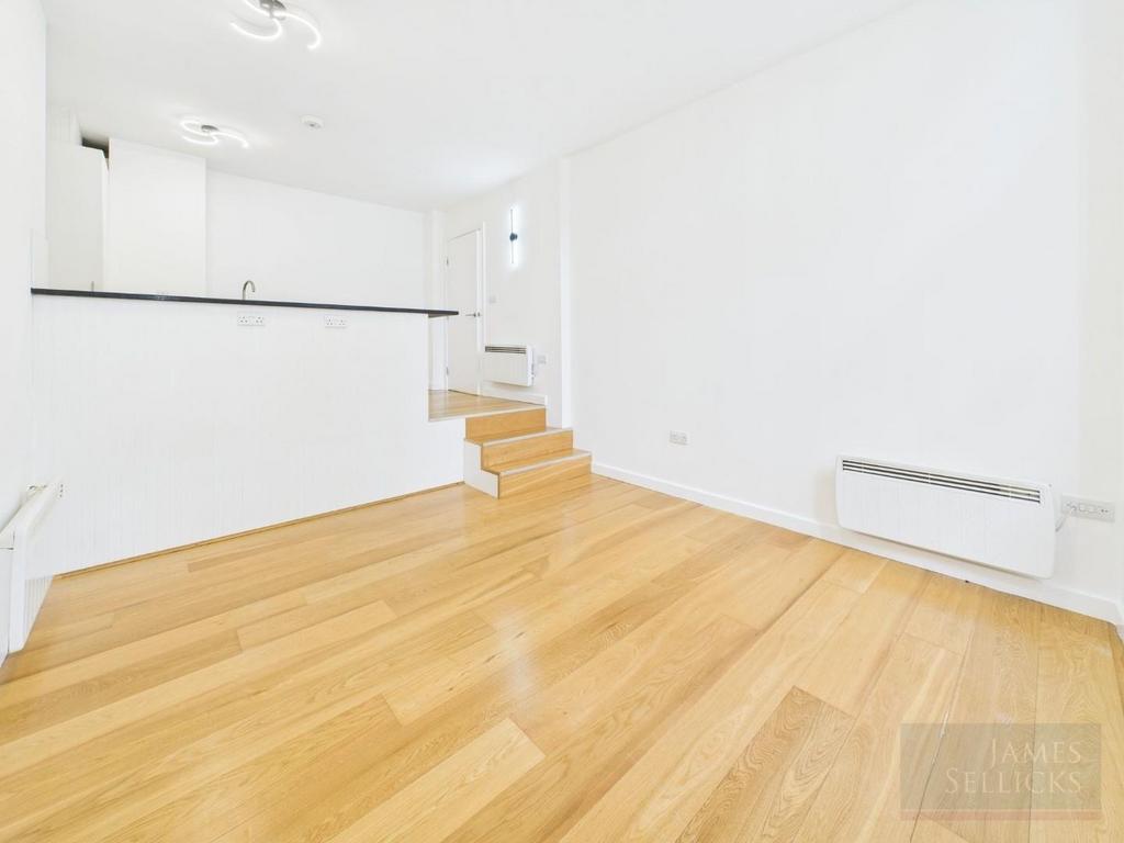Open plan living/bedroom/kitchen area