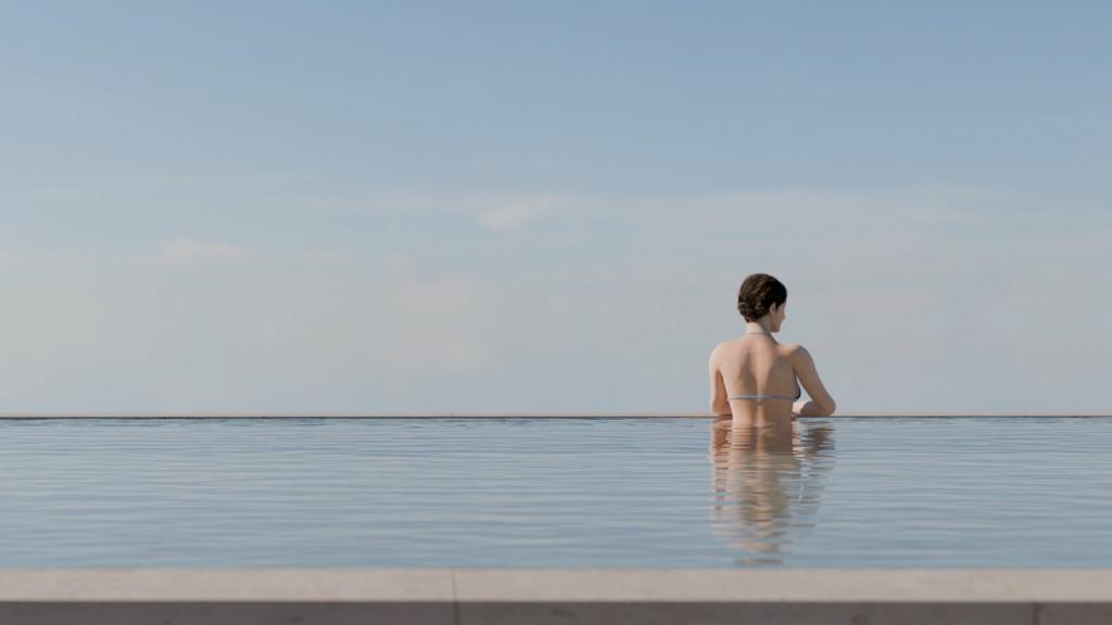 Swimming pool area, swimming pool