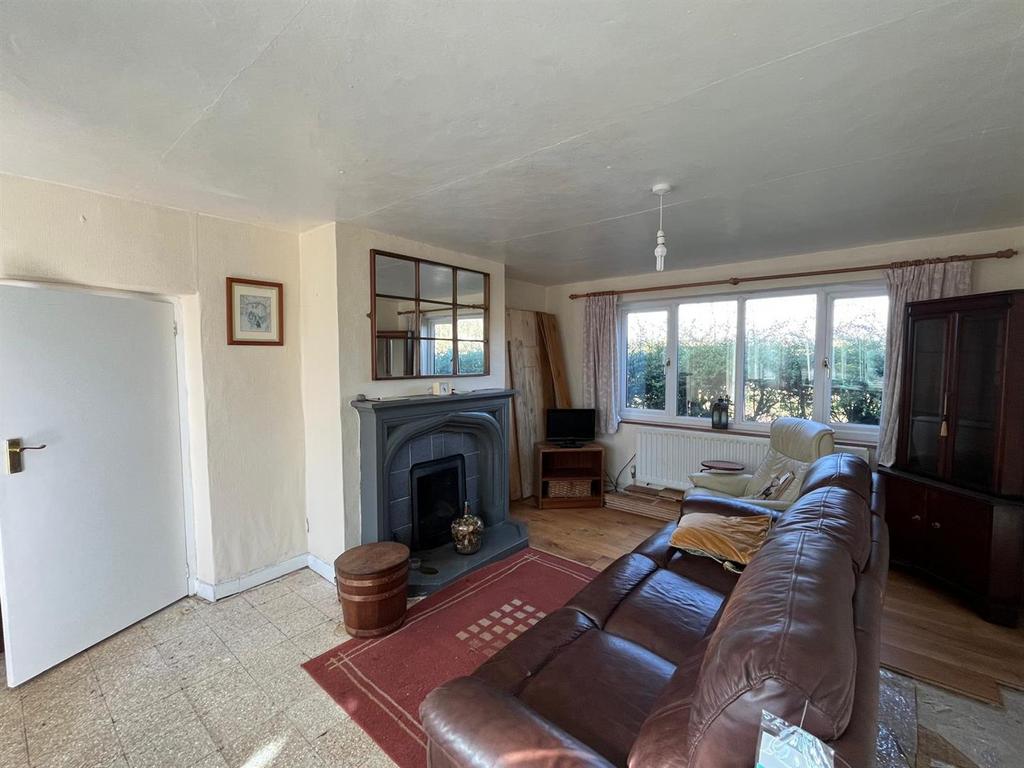 Living room, fireplace