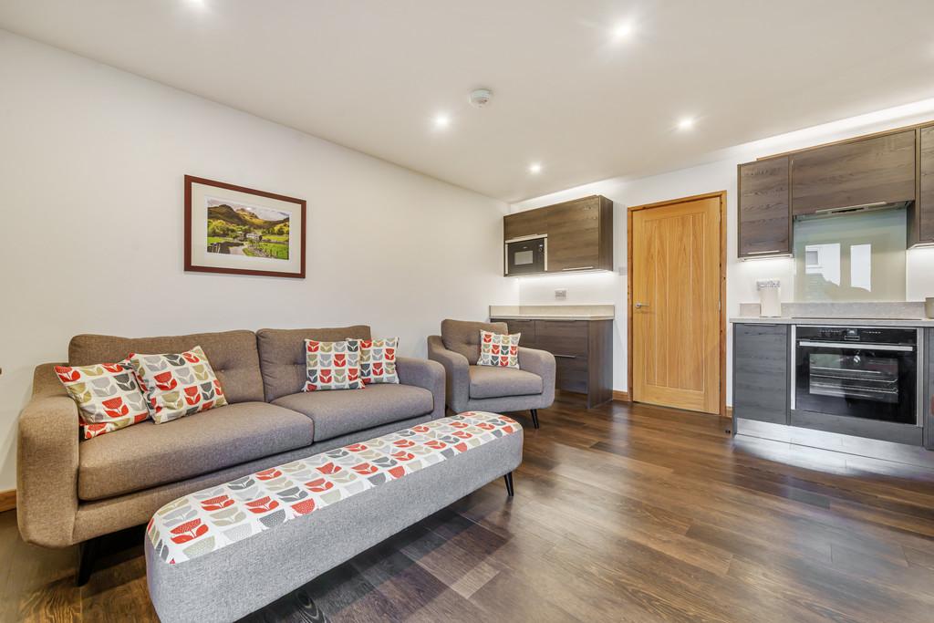 Living Room And Kitchen Area