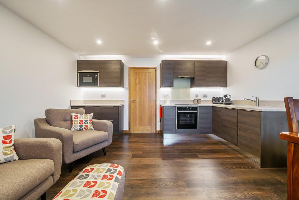 Living Room And Kitchen Area