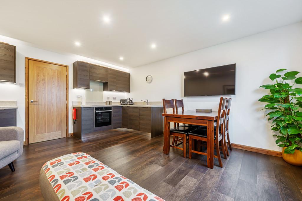 Living Room And Kitchen Area