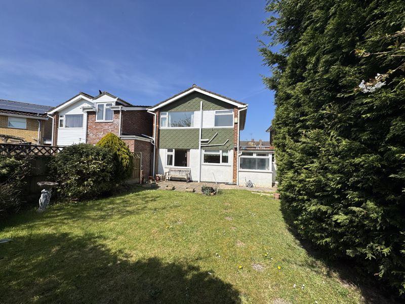 Rear of house