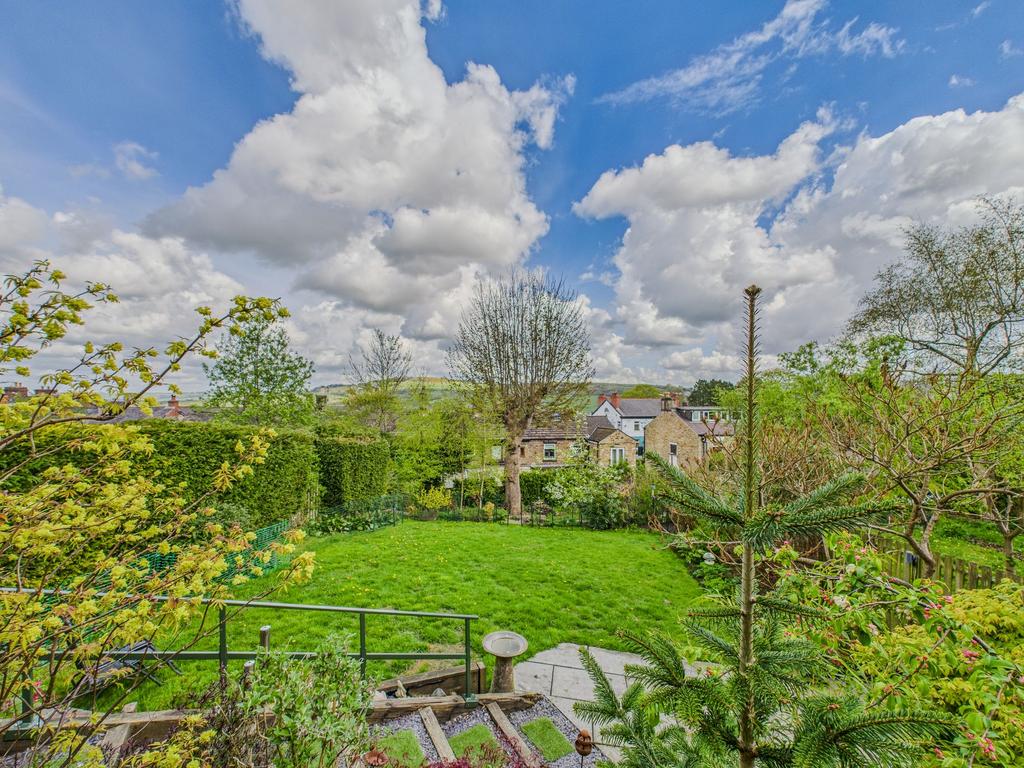 Rear Garden - Raised Terrace View