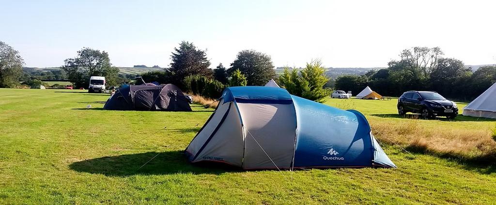 The glamping / camping site