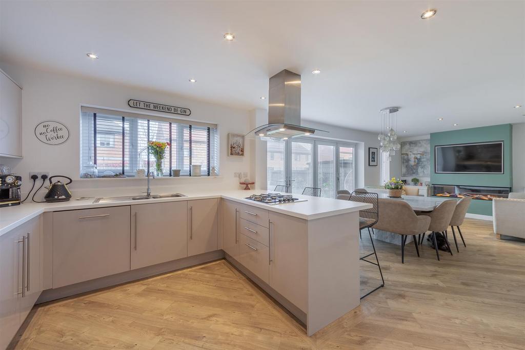Kitchen, open plan living
