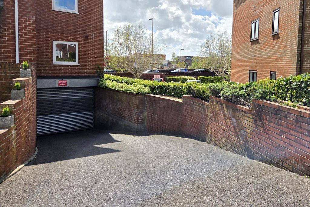 Entrance to underground car park