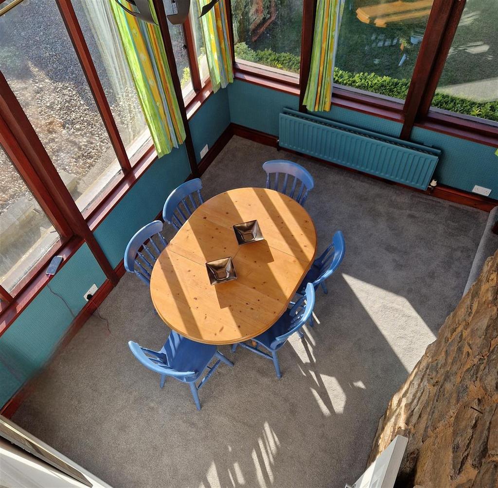 Photo looking down from mezzanine