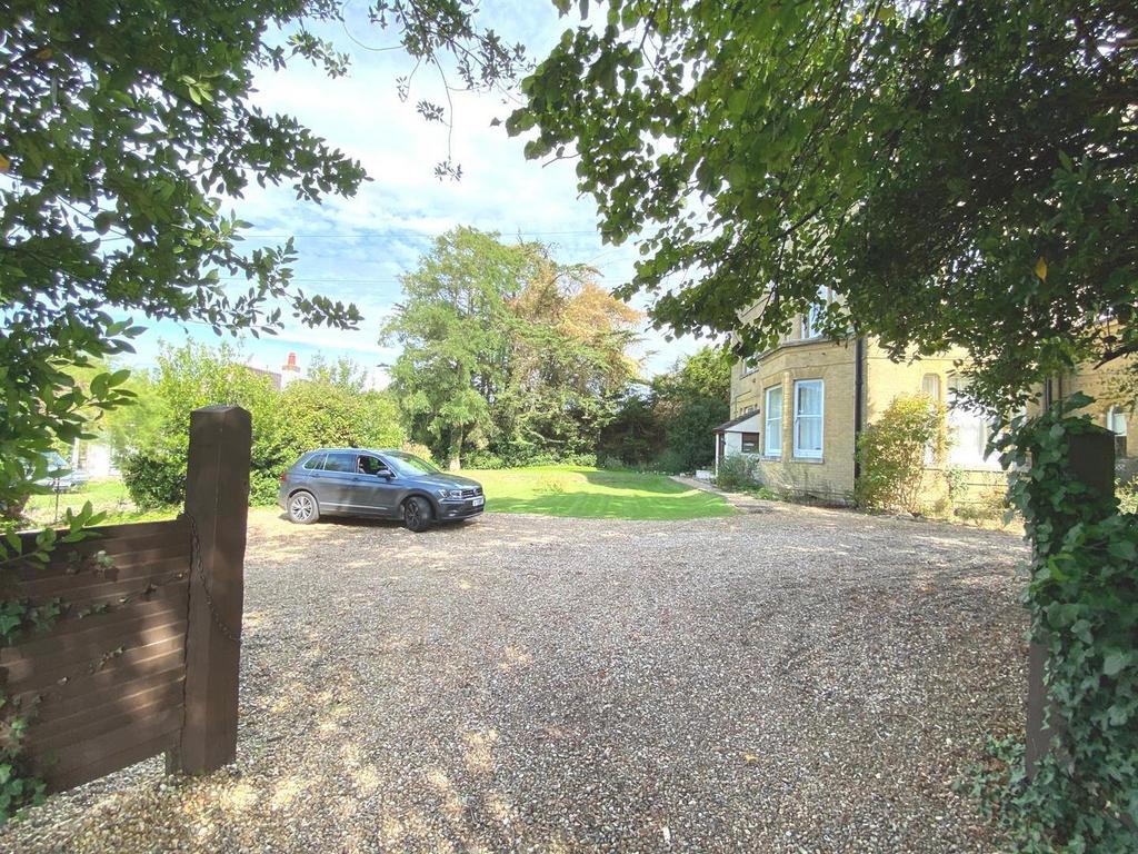 Entrance and Communal car parking
