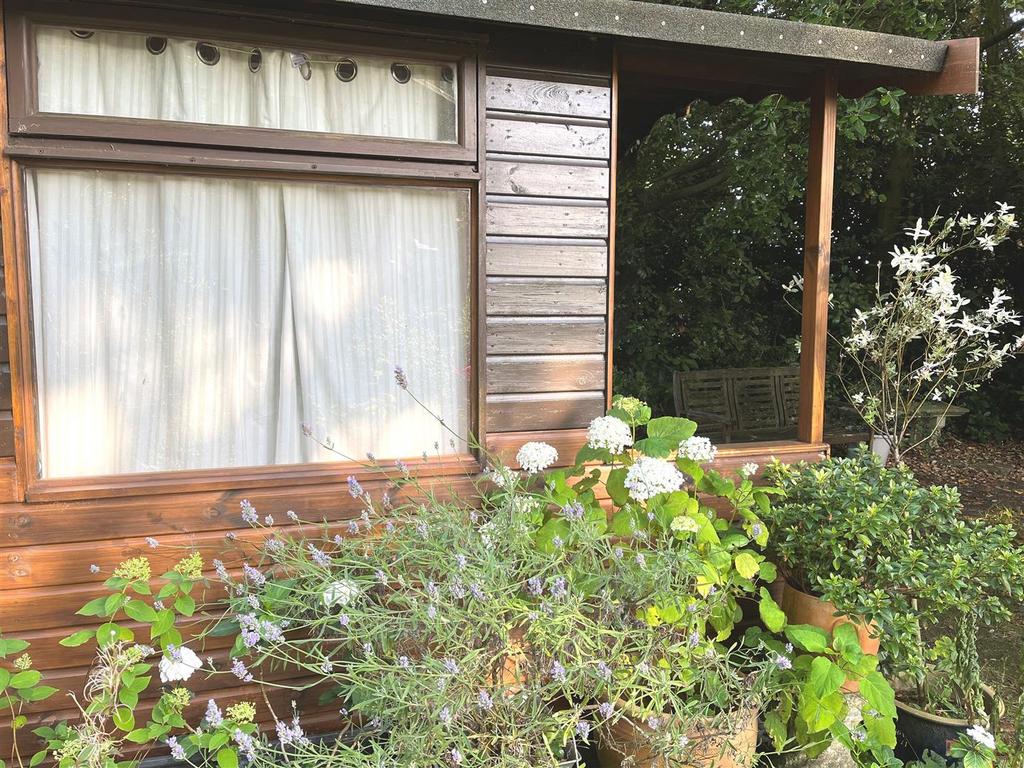 Summerhouse with flowers