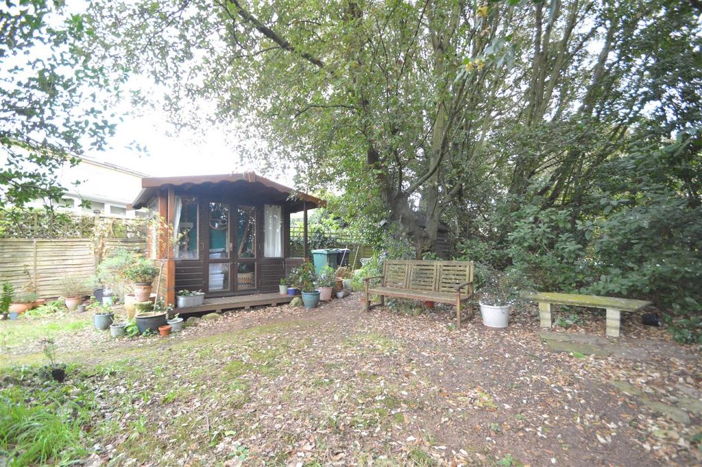 Summerhouse and seating area