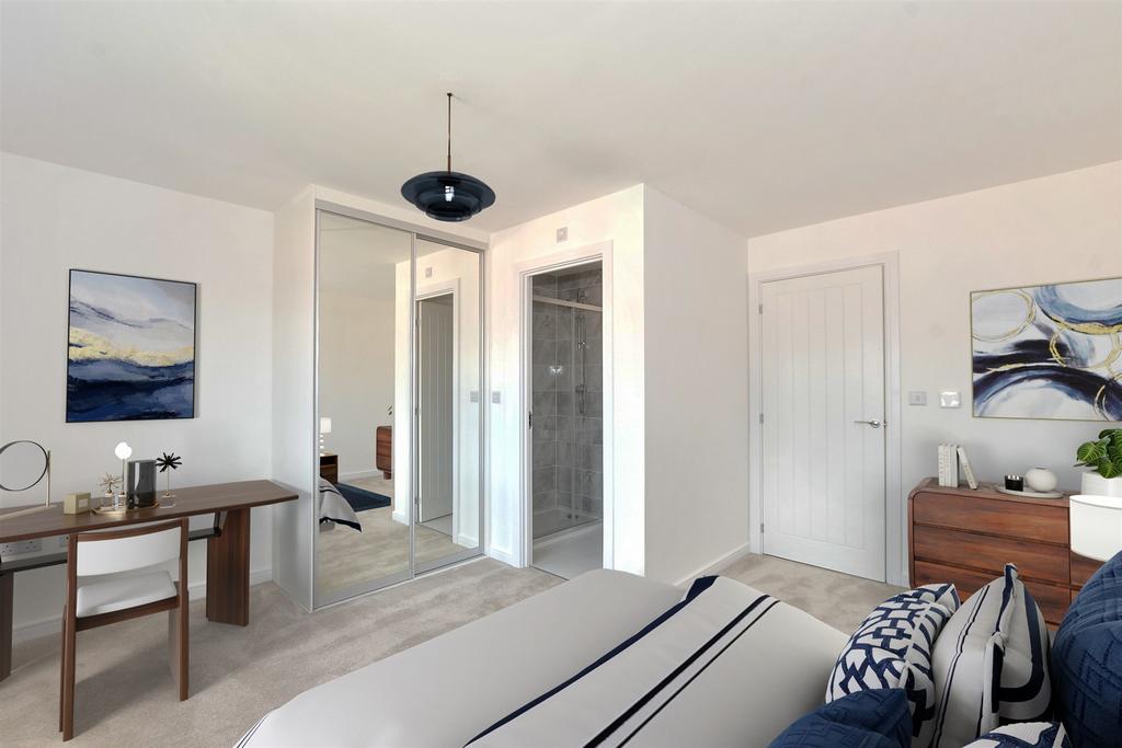 Bedroom One Virtually Dressed