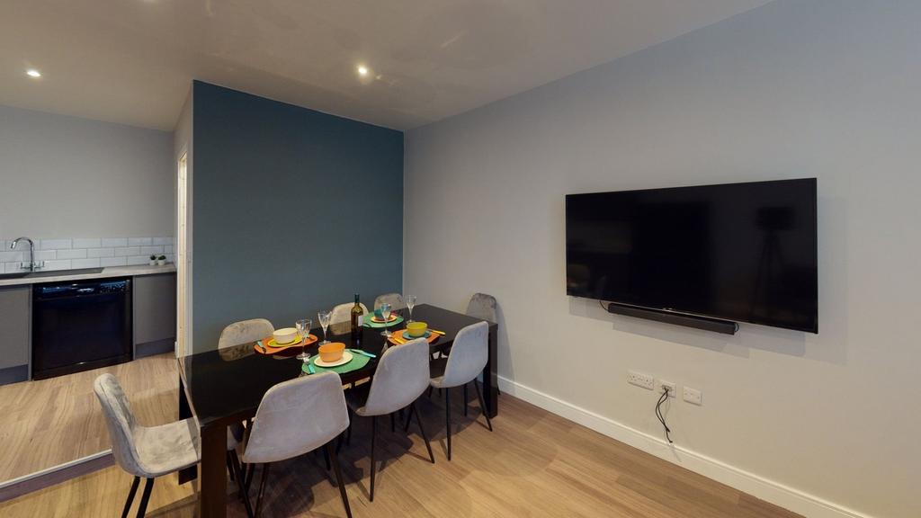 A modern and inviting living room perfect for s...