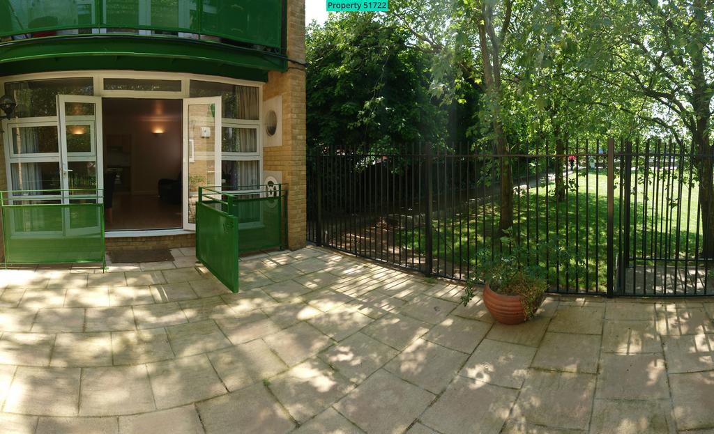 Balcony with direct access to patio