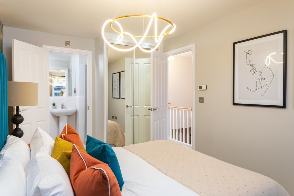 Bedroom in the Ashbury 3 bedroom home