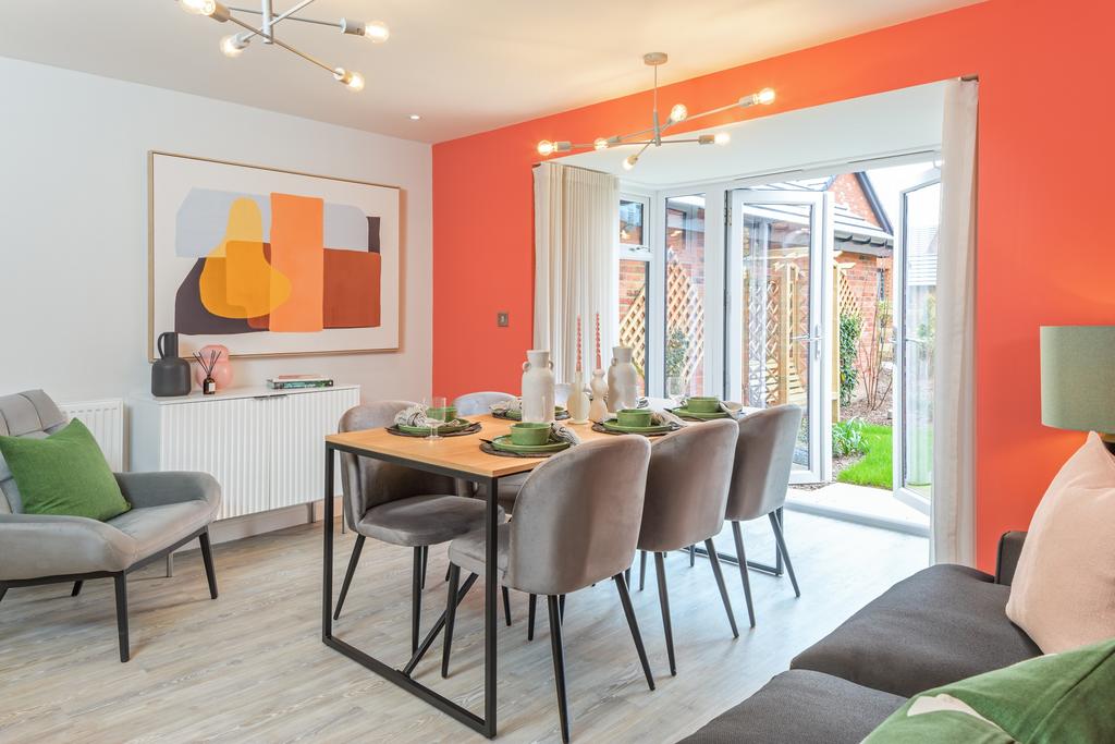 Open plan kitchen in the Draycot 3 bedroom home