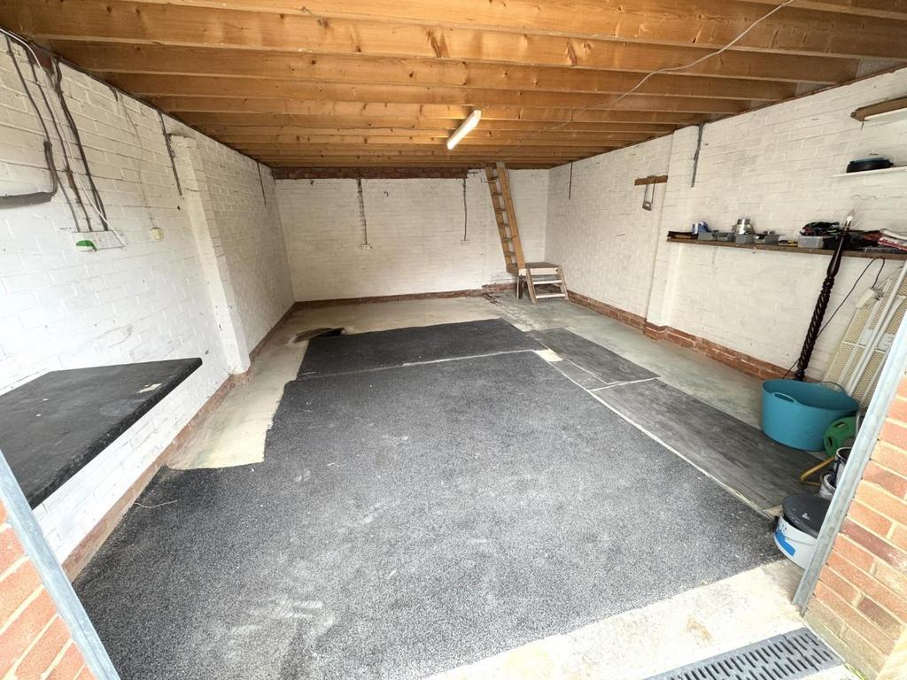 Detached double garage