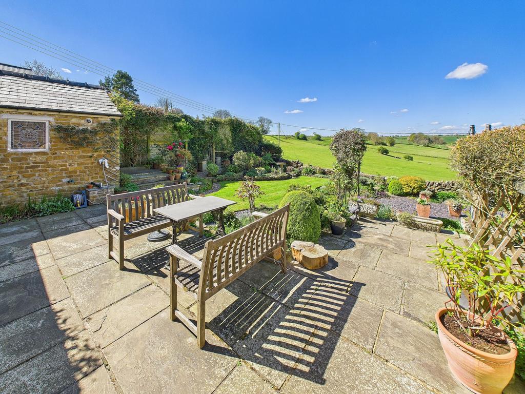Patio and view