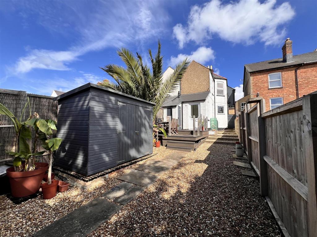 Rear garden: