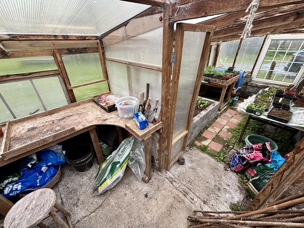 Brick built greenhouse