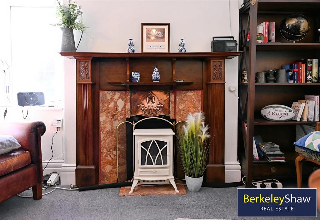 Study fireplace