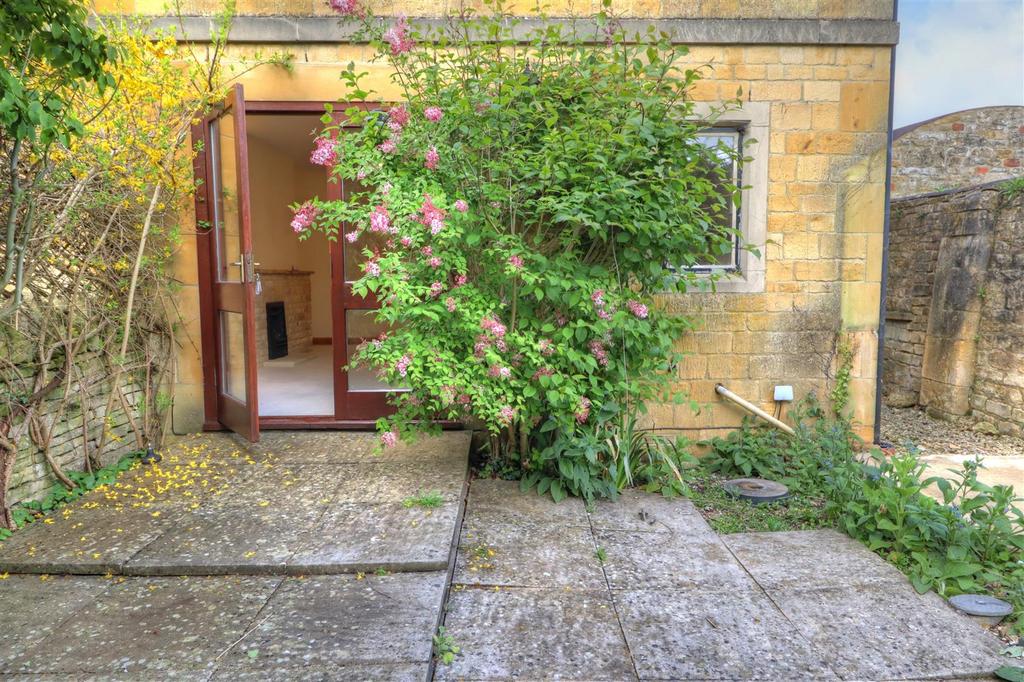 Rear of property