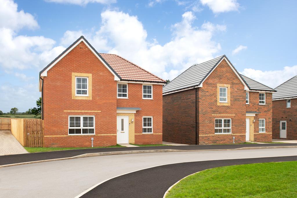 Outside view of 4 bedroom detached Radleigh home