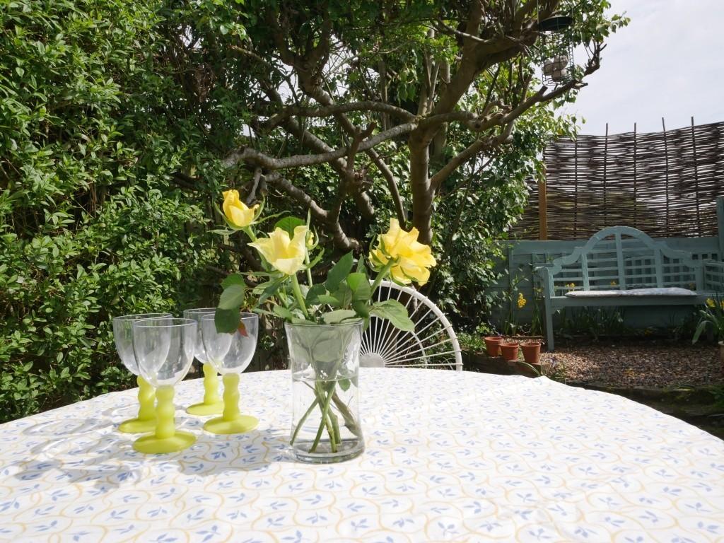 Rear garden relaxing