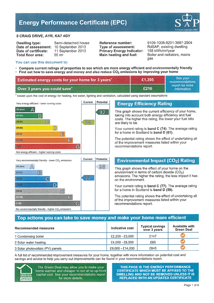 EPC Certificate