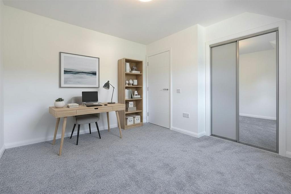 Virtually Staged Bedroom Four