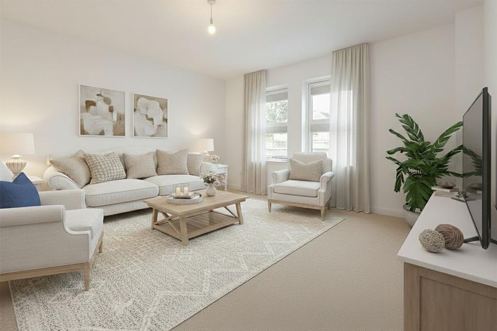 Virtually Staged Lounge