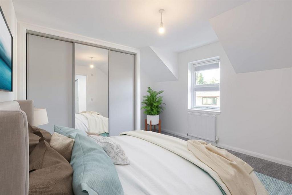 Virtually Staged Bedroom