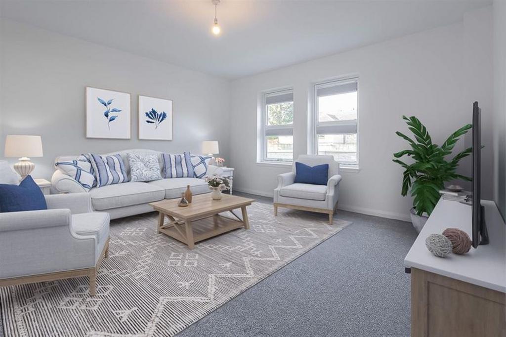 Virtually Staged Lounge