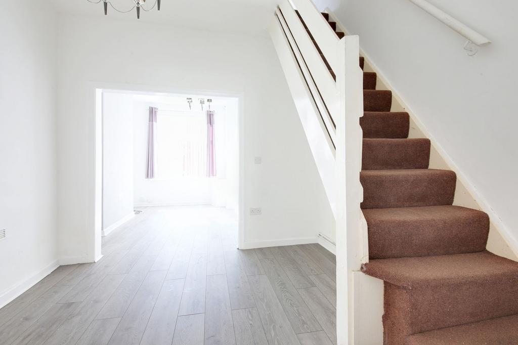 Dining room through to living room