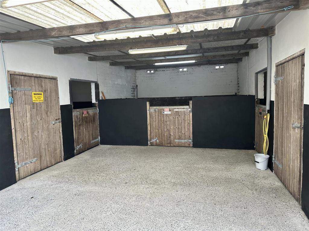 Covered Open Fronted Area