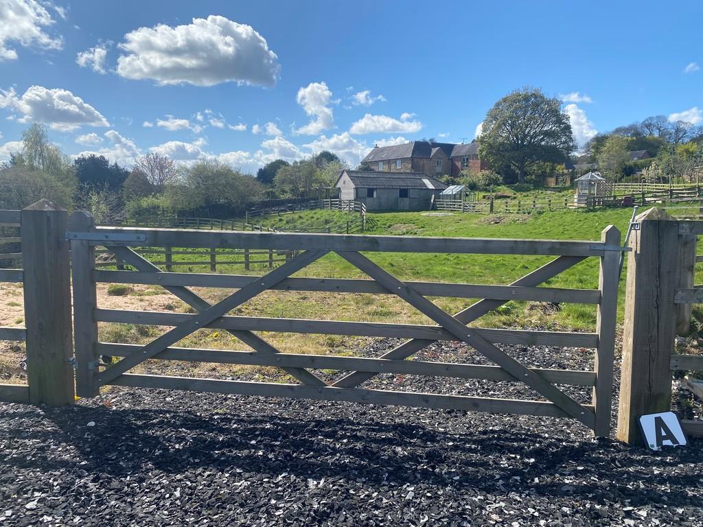 View of the stables from the arena
