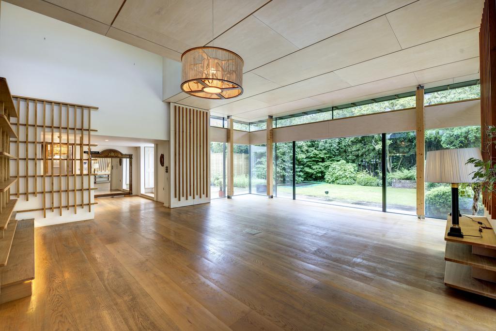 Open-plan living area, open plan living