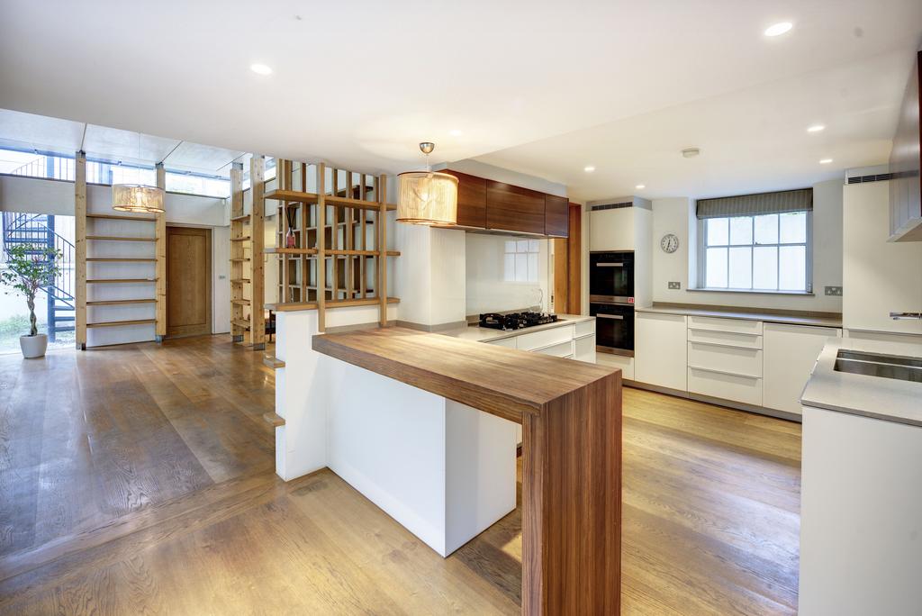 Open-plan living area, open plan living