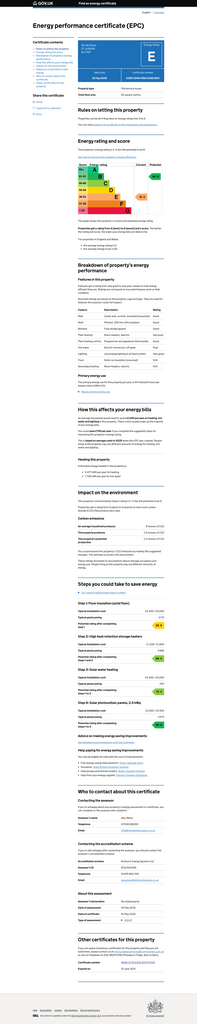 EPC Certificate