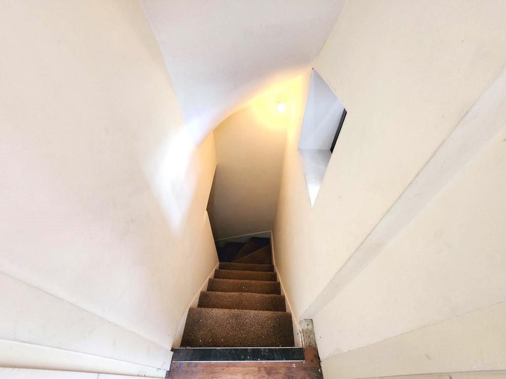Staircase to first proffessionally converted cell