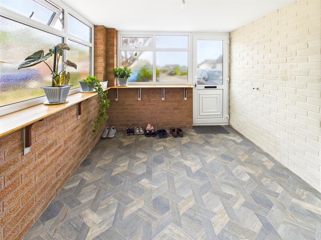 Enclosed front porch