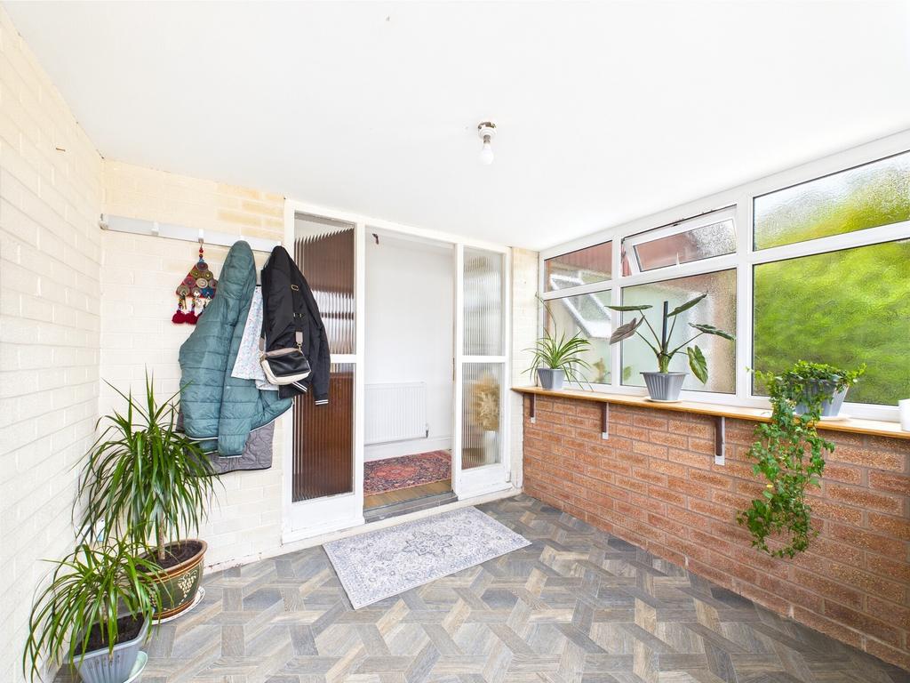 Enclosed front porch